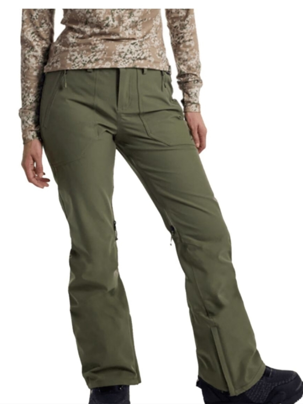 Burton Women's Olive Green Vida Snow Pants